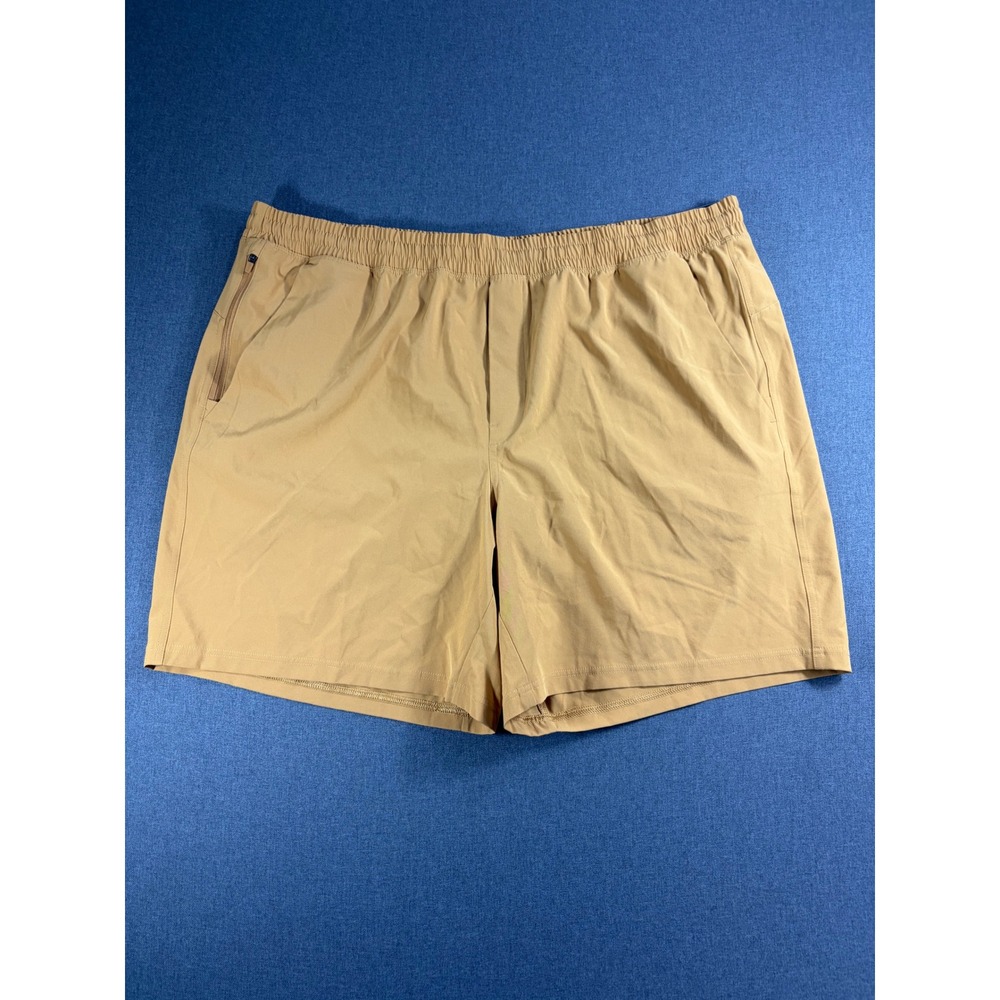 VRST All-In Lined Shorts Mens XXL Tan Boxer Brief Liner Activewear RN104141
